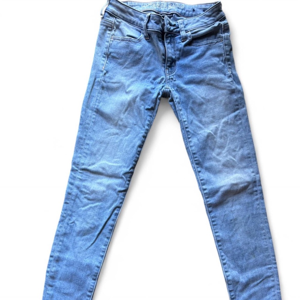 American Eagle Outfitters Light Blue Skinny Jeans